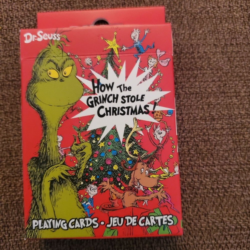 Aquarius How The Grinch Stole Christmas Playing Cards- NIB